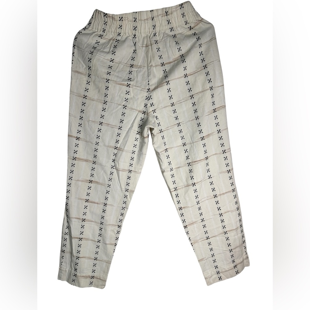 Madewell Cream Checkered Chinos